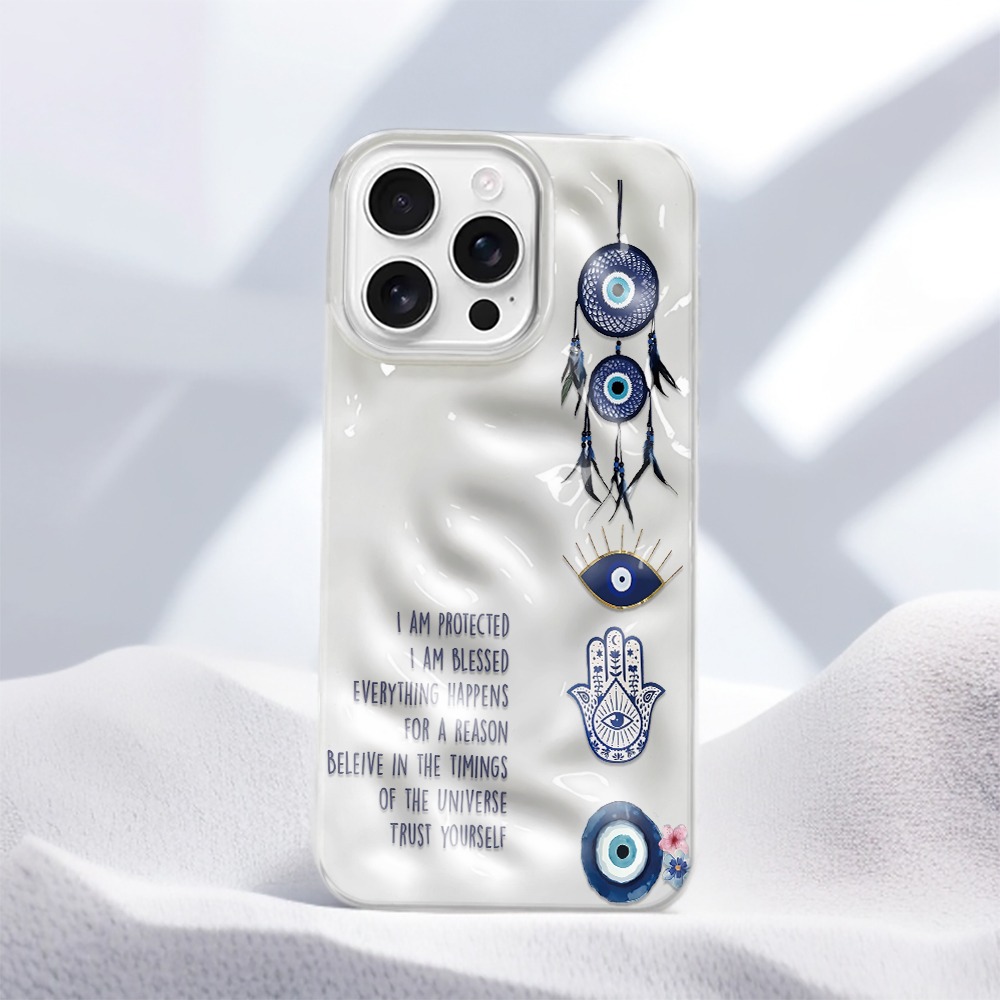Drone Camera Stabilized - Evil Eye Quote Protection Aesthetic Mystic