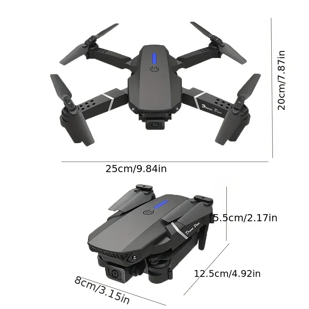Professional Drone E88 4K Wide - Drone Camera Wide Angle 评论和价格