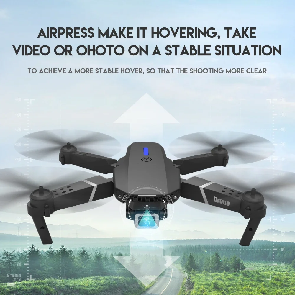 Professional Drone E88 4K Wide - Drone Camera Wide Angle 评论和价格