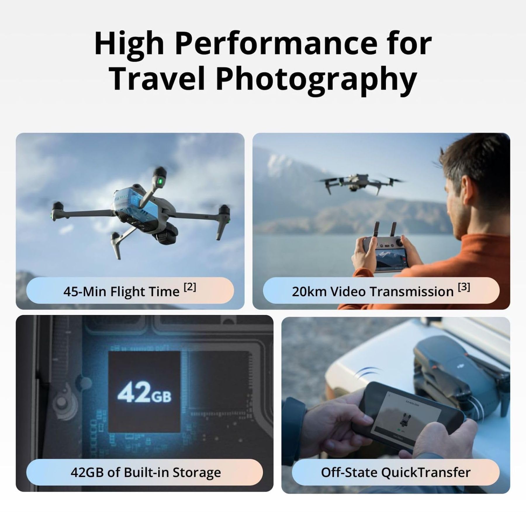 DJI Air 3S Drones with a Camer - Drone Camera Wide Angle 评论和价格